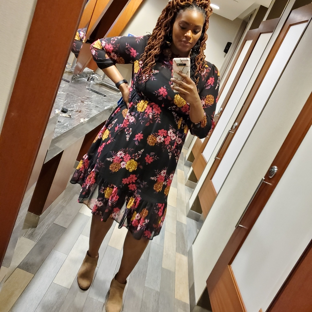 Floral Midi Dress